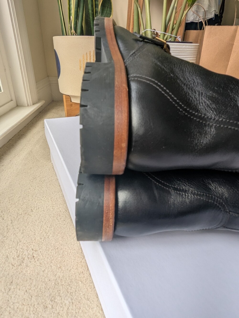 Christian Dior Wildior Leather Combat Boots - size 36.5 - Picture 10 of 13